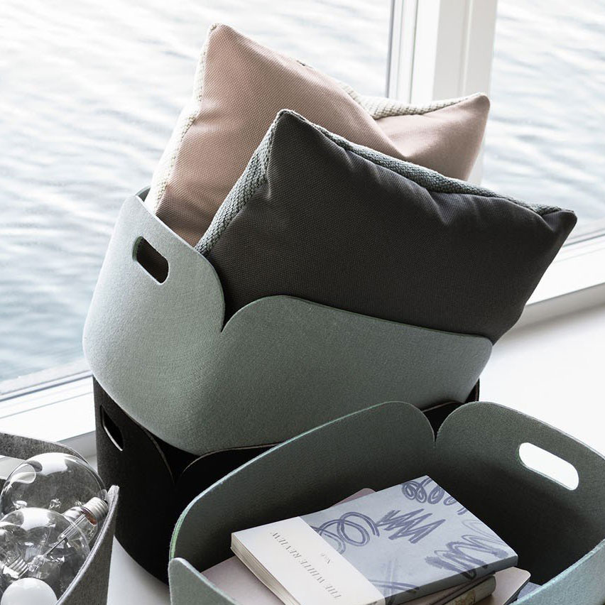 Restore Basket Korb Schwarz [Rechteckig] - Muuto 7008 - Mika Tolvanen