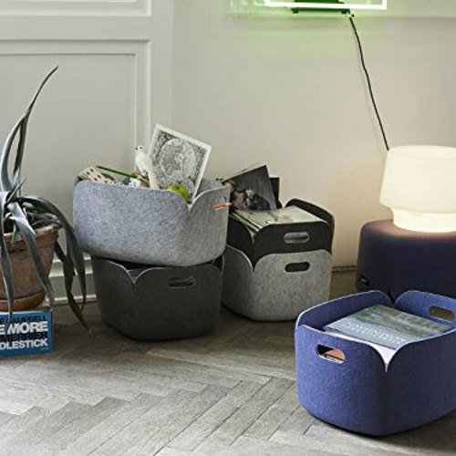 Restore Basket Korb Schwarz [Rechteckig] - Muuto 7008 - Mika Tolvanen