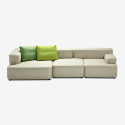 Alphabet Sofaserie - PL255 / PL270 / PL300 3-Sitzer Sofa - Fritz Hansen - Piero Lissoni Polstersofa