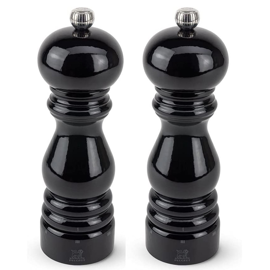 Paris USelect Pfeffer- & Salzmühle im Set Schwarz [Höhe 18 cm] - Peugeot 23706 / 23713