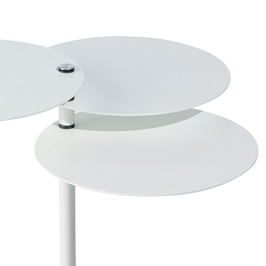 Molino Beistelltisch Weiß - pieperconcept 8124.61.000 - Hauke Murken & Sven Hansen