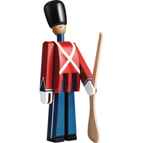 Soldat mit Gewehr im Schilderhaus Palastwache - Rosendahl - Kay Bojesen Soldat Militärfigur aus Holz