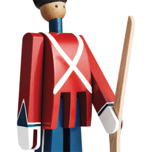 Soldat mit Gewehr im Schilderhaus Palastwache - Rosendahl - Kay Bojesen Soldat Militärfigur aus Holz