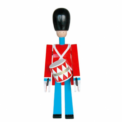 Trommler im Schilderhaus Palastwache - Rosendahl - Kay Bojesen Soldat Militärfigur aus Eiche