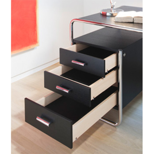 Stahlrohr Klassiker S 285 Schreibtisch mit 2 Korpussen - Thonet - Marcel Breuer Bauhaustisch