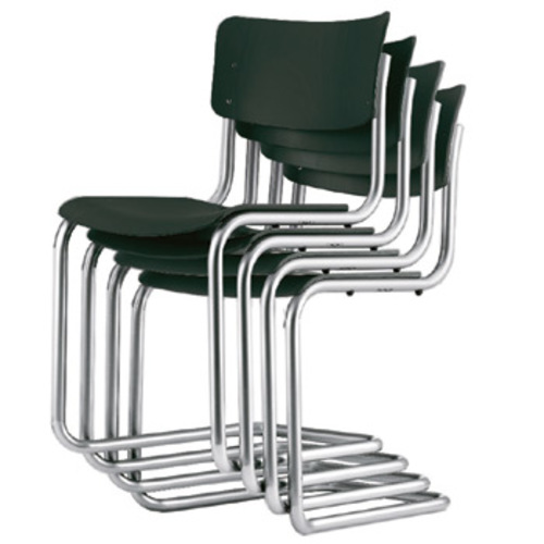 Freischwinger S 43 DL [Decklackiert] - Thonet - Mart Stam Stahlrohrstuhl Klassiker