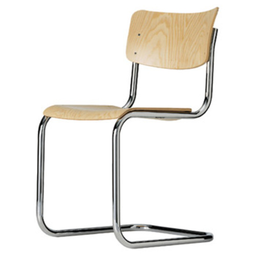 Freischwinger S 43 GB [Gebeizt] - Thonet - Mart Stam Stahlrohrstuhl Klassiker