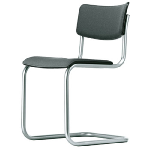 Freischwinger S 43 PV SP [Stoffpolsterung] - Thonet - Mart Stam Stahlrohrstuhl Klassiker