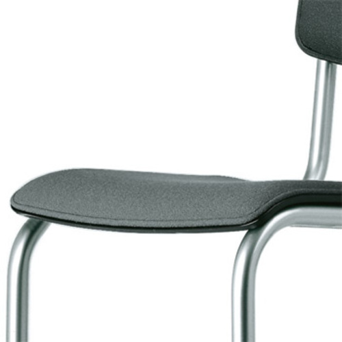 Freischwinger S 43 PV SP [Stoffpolsterung] - Thonet - Mart Stam Stahlrohrstuhl Klassiker