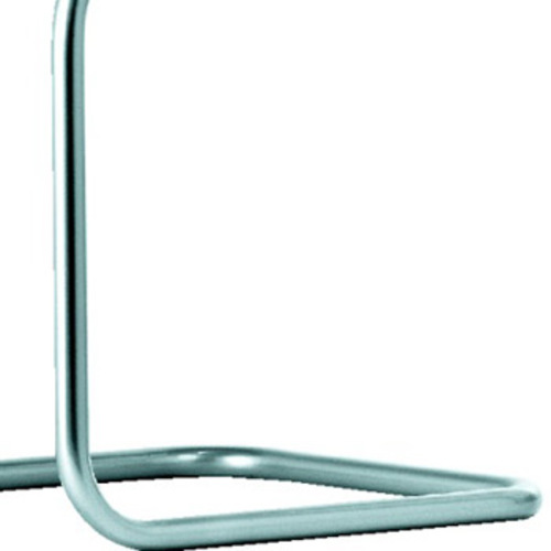 Freischwinger S 43 PVF LP [Lederpolsterung mit Armlehnen] - Thonet - Mart Stam Stahlrohrstuhl Klassiker