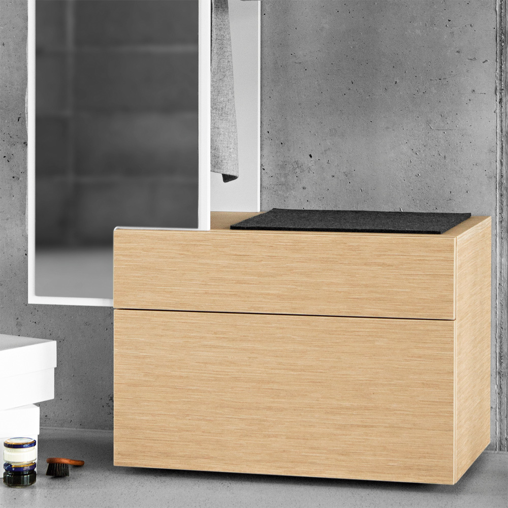 Sellamatt Iltios Garderobenmöbel mit zwei Schubladen und Spiegelelement - Sellamatt 930-II I8 250 02 - Thomas Küchler