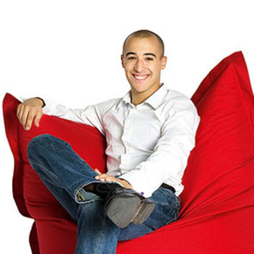The Original Sitting Bull Outdoor Sitzsack Flame Red Feuerrot Sitzkissen Bodenkissen XXL