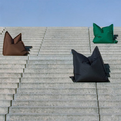 The Original Sitting Bull Outdoor Sitzsack Flame Red Feuerrot Sitzkissen Bodenkissen XXL