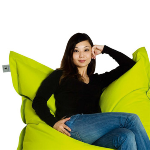 The Original Sitting Bull Outdoor Sitzsack Lime Green Limone Sitzkissen Bodenkissen XXL