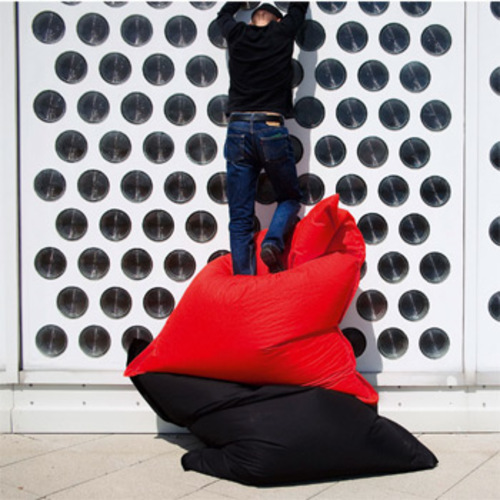 The Original Sitting Bull Outdoor Sitzsack Schwarz Black Sitzkissen Bodenkissen XXL