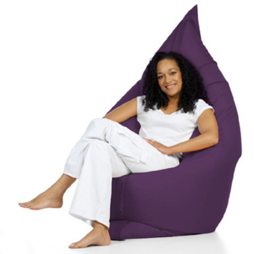 The Sitting Bull Sitzsack Violett Purple Sitzkissen Bodenkissen XXL