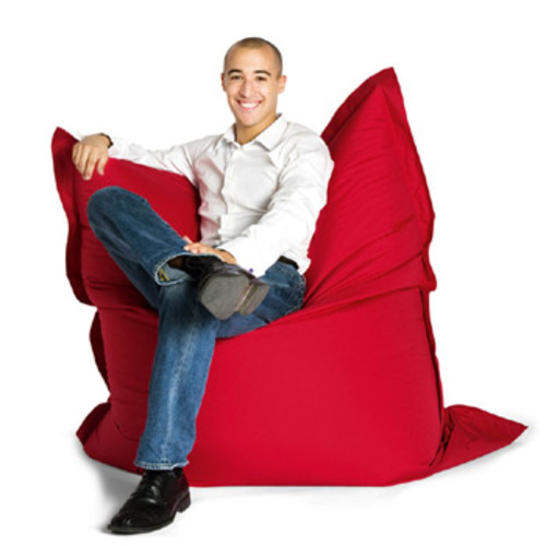 The Sitting Bull Sitzsack Flammenrot Red Sitzkissen Bodenkissen XXL