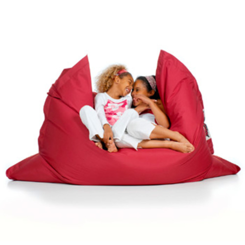 The Sitting Bull Sitzsack Flammenrot Red Sitzkissen Bodenkissen XXL
