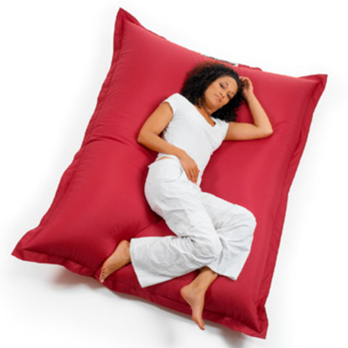 The Sitting Bull Sitzsack Flammenrot Red Sitzkissen Bodenkissen XXL