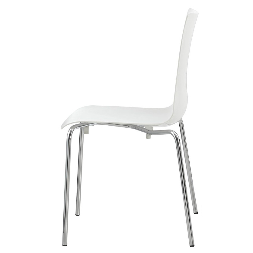 Hugo Stapelstuhl in Weiß - L&C Stendal - Stendal Collection
