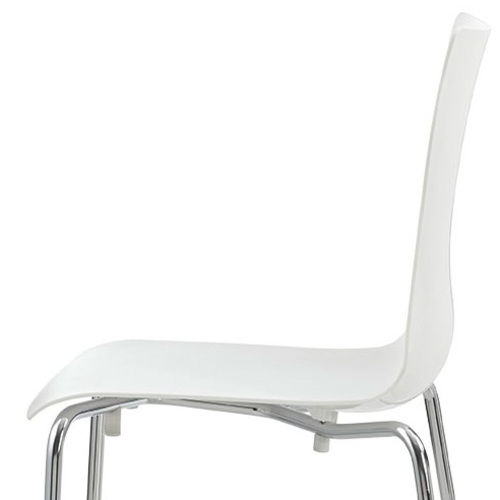 Hugo Stapelstuhl in Weiß - L&C Stendal - Stendal Collection