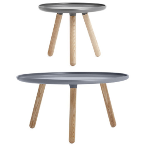 Tablo Table Large Grey / Grau - Normann Copenhagen - Nicolai Wiig Hansen Couchtisch Beistelltisch