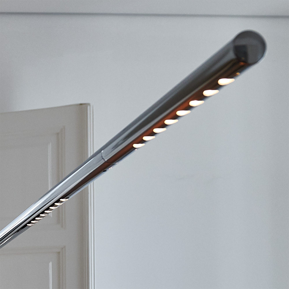 LUM 135 Lange Pendelleuchte HLUM19 L RChr Rauchrom [Länge 135 cm] - Tecnolumen HLUM19 L RChr - Ulf Möller