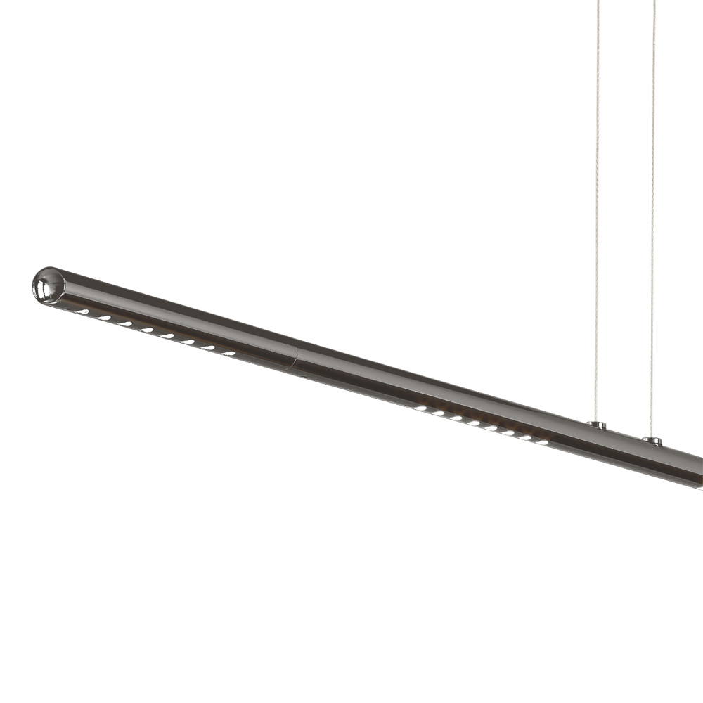 LUM 135 Lange Pendelleuchte HLUM19 L RChr Rauchrom [Länge 135 cm] - Tecnolumen HLUM19 L RChr - Ulf Möller