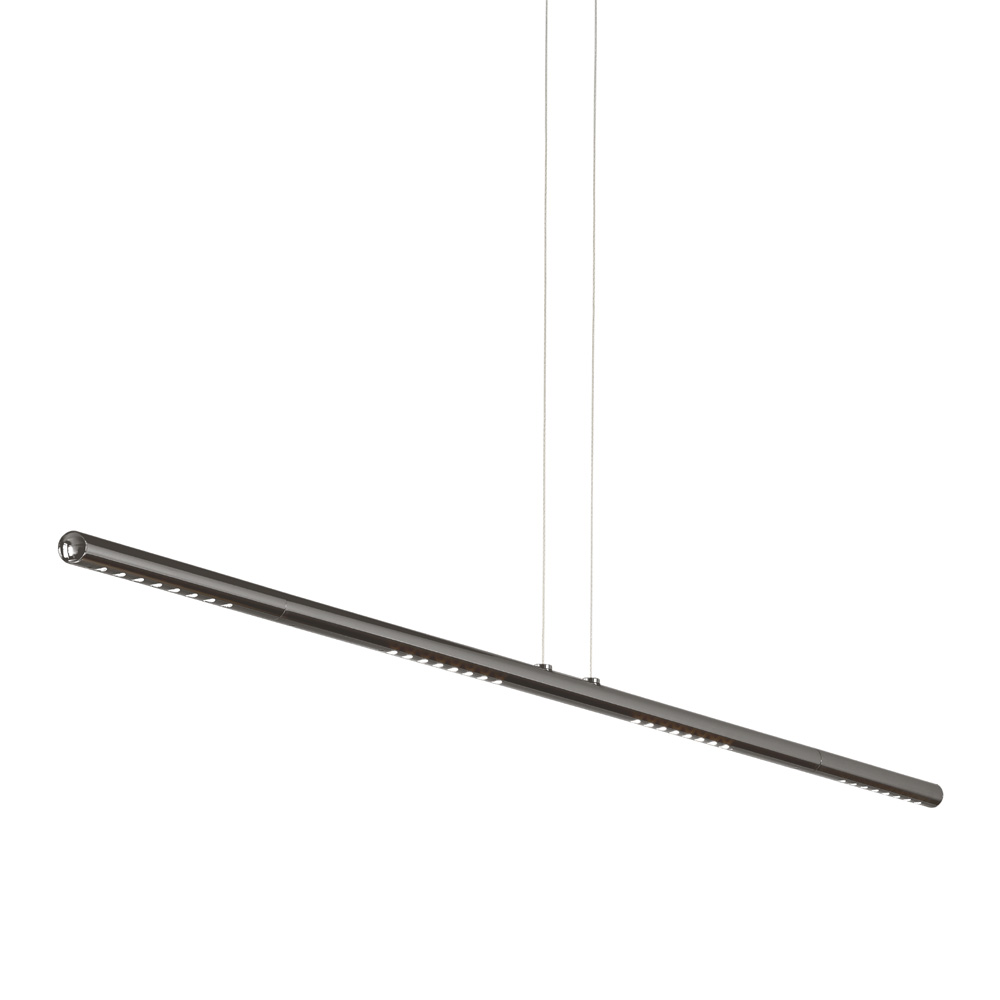 LUM 135 Lange Pendelleuchte HLUM19 L SW Schwarz Lackiert [Länge 135 cm] - Tecnolumen HLUM19 L SW - Ulf Möller