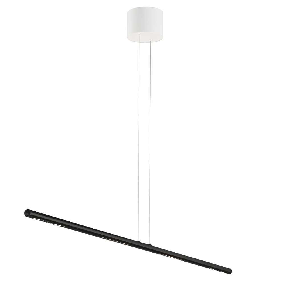 LUM 135 Lange Pendelleuchte HLUM19 L SW Schwarz Lackiert [Länge 135 cm] - Tecnolumen HLUM19 L SW - Ulf Möller