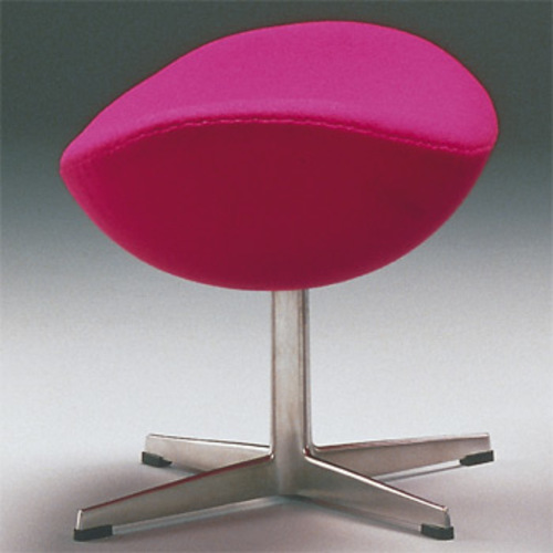 The Egg Chair / Das Ei Fußhocker auf Sternfuß [Modell 3127] - Fritz Hansen - Arne Jacobsen