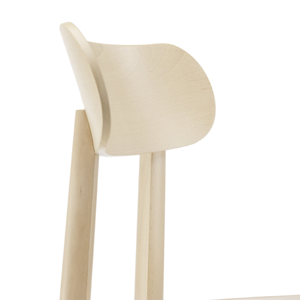 Programm 118 Holzstuhl mit Rohrgeflechtsitz Buche Aufgehellt - Thonet Programm 118 Buche Aufgehellt [TP 107] - Sebastian Herkner