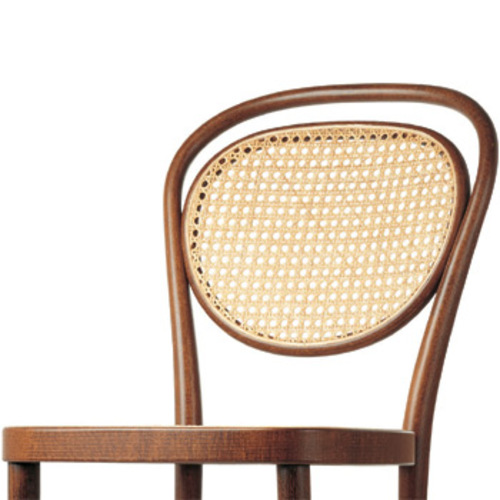 Programm 215 R Kaffeehausstuhl Schwarz mit Rohrgeflecht - Thonet Programm 215 R RG BG TP 29 - Michael Thonet