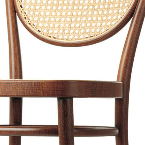 Programm 215 R Kaffeehausstuhl Schwarz mit Rohrgeflecht - Thonet Programm 215 R RG BG TP 29 - Michael Thonet