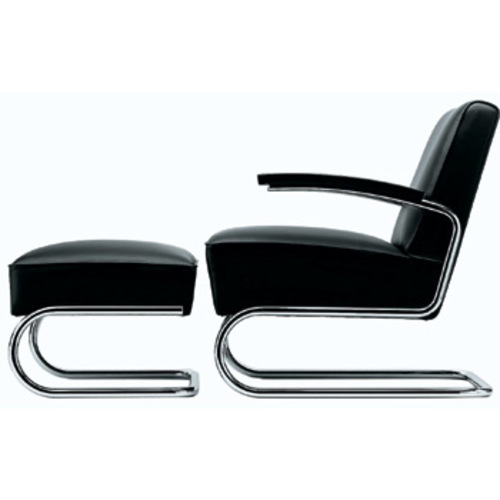 Stahlrohr Klassiker S 411 LV Sessel - Thonet Stahlrohrsessel