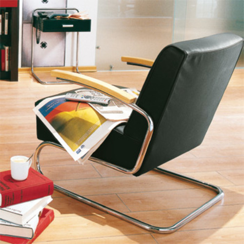 Stahlrohr Klassiker S 411 LV Sessel - Thonet Stahlrohrsessel