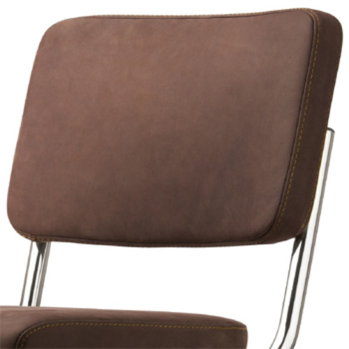 Pure Materials S 32 PV Nappaleder Dunkelbraun 9 - Thonet - Marcel Breuer Freischwinger
