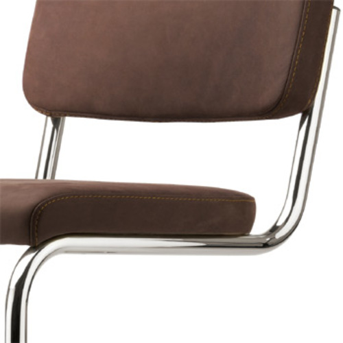 Pure Materials S 32 PV Nappaleder Dunkelbraun 9 - Thonet - Marcel Breuer Freischwinger