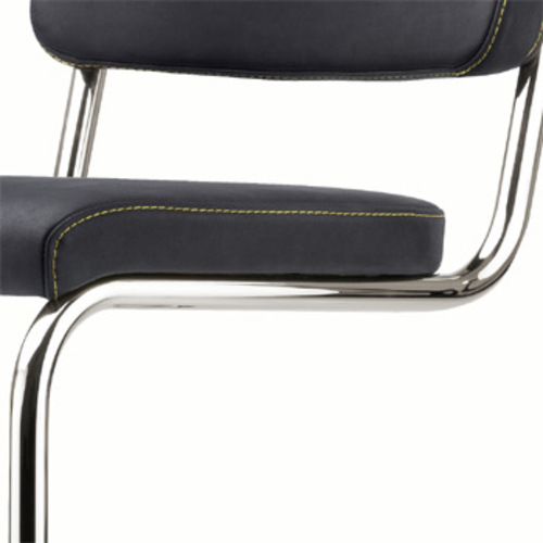 Pure Materials S 32 PV Nubukleder Grüngrau 8 - Thonet - Marcel Breuer Freischwinger