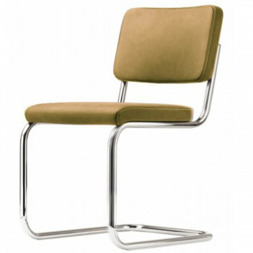 Pure Materials S 32 PV Nubukleder Ockerbraun 5 - Thonet - Marcel Breuer Freischwinger