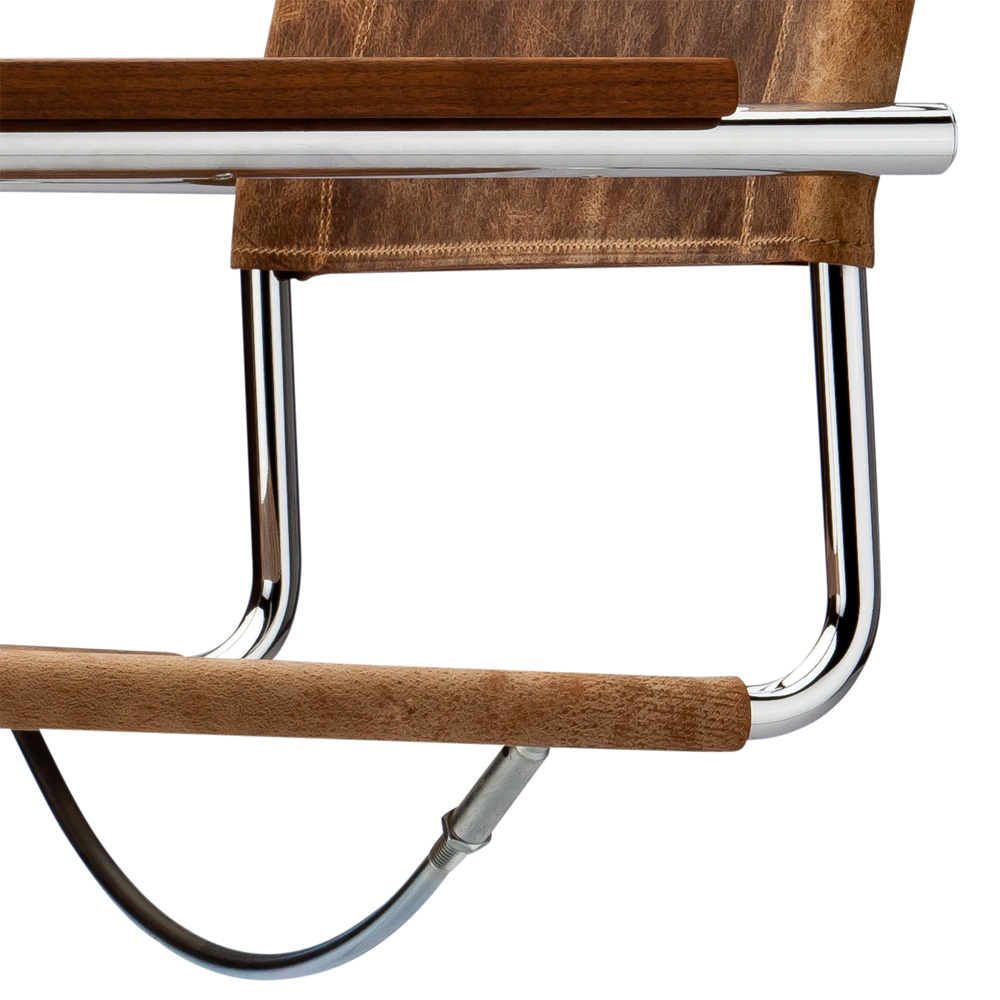 Freischwinger S 34 Pure Materials mit Armlehnen - Thonet - Mart Stam