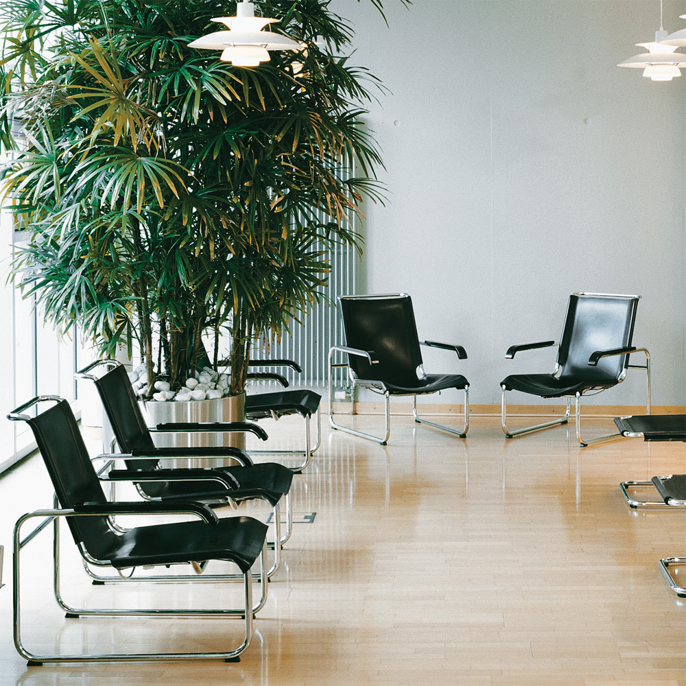Stahlrohr Klassiker S 35 L Sessel - Thonet - Marcel Breuer