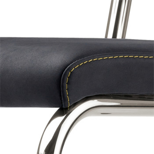 Pure Materials S 64 PV Nubukleder Anthrazit 10 - Thonet - Marcel Breuer Freischwinger