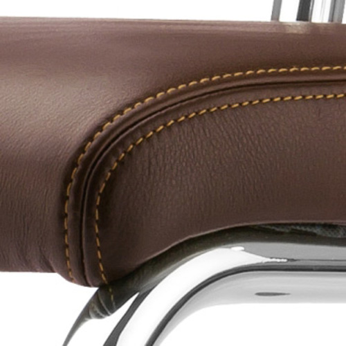 Pure Materials S 64 PV Nappaleder Dunkelbraun 2001 - Thonet - Marcel Breuer Freischwinger