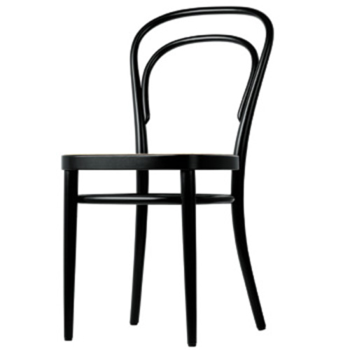 Programm 214 M Kaffeehausstuhl Schwarz - Thonet Programm 214 M MS BG TP 29 - Michael Thonet