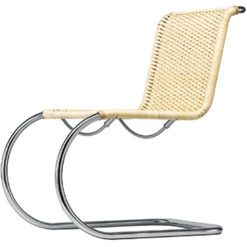 Stahlrohr Klassiker S 533 R Freischwinger - Thonet - Ludwig Mies van der Rohe Stahlrohrstuhl