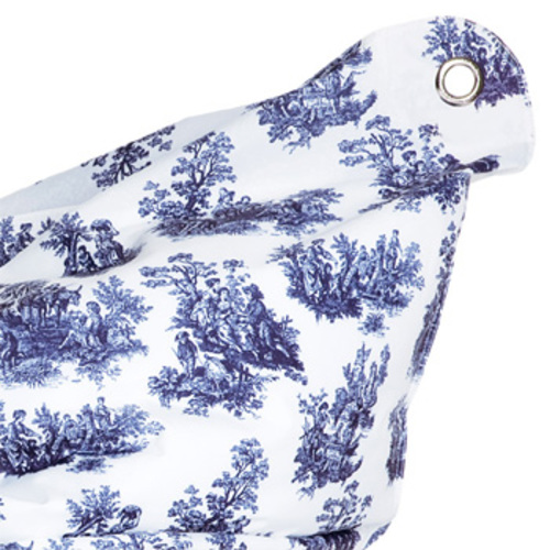 Toile de Jouy Fashion Bull Sitzsack - Sitting Bull - Sieger Design Sitzkissen