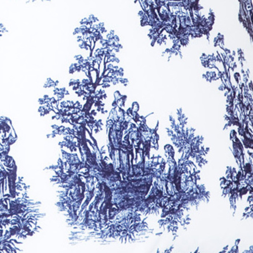 Toile de Jouy Fashion Bull Sitzsack - Sitting Bull - Sieger Design Sitzkissen