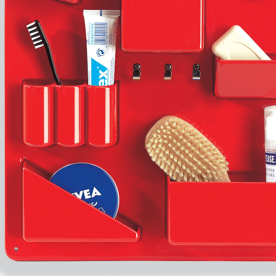 Vitra Utensilo II Rot Wandaufbewahrung 20129503 Kunststoff Regal