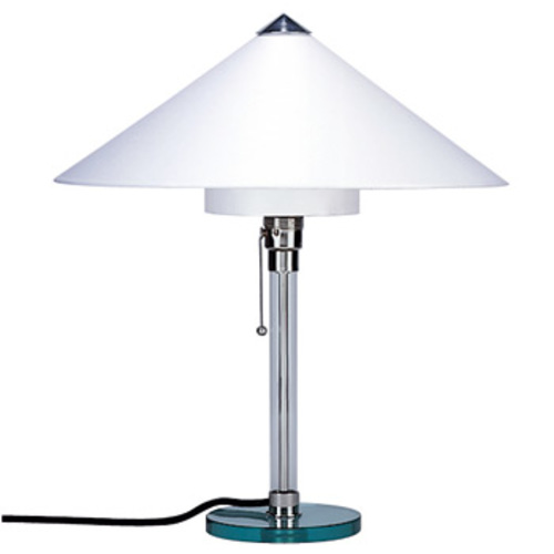 WG 27 Wagenfeld Tischleuchte [Gerader Unterschirm] - Tecnolumen - Wilhelm Wagenfeld Bauhausleuchte